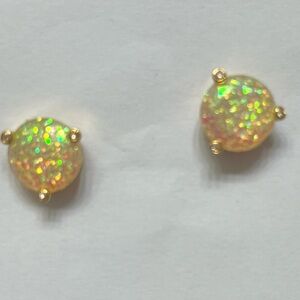 Kate Spade NY Rise and Shine Faux Opal Glitter Stud Earrings